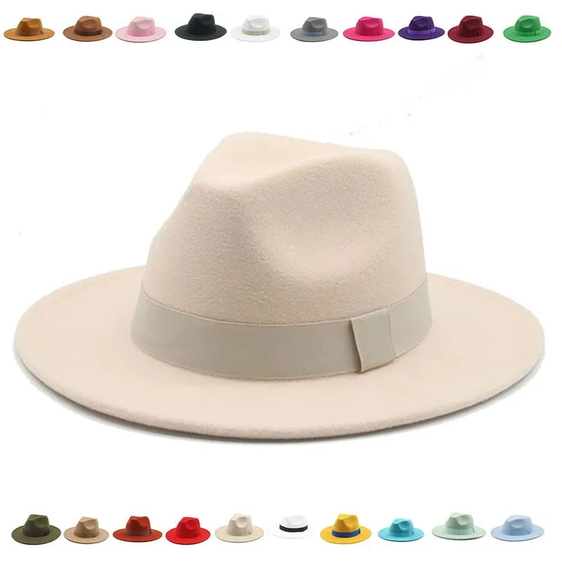 Fedora Hat Wool - قبعة فيدورا للنساء، قبعات شتوية للنساء،